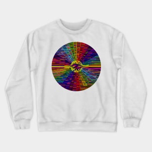 Psychedelic Abstract colourful work 260 Crest Crewneck Sweatshirt